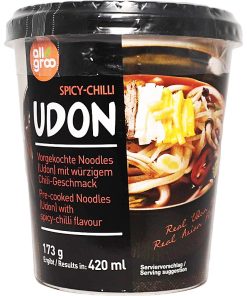 ALL GROO Instant Udon Cup Spicy Chilli 173g